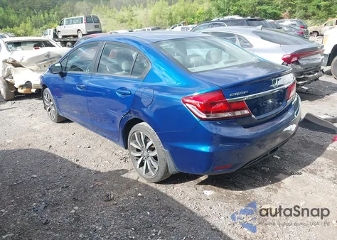 2014 Honda Civic Ex-L from USA, damaged, VIN 19XFB2F97EE048177